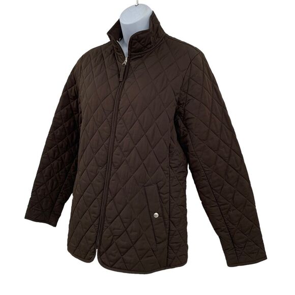 Land's End Quilted Jacket Coat Sz. S - Picture 4 of 15